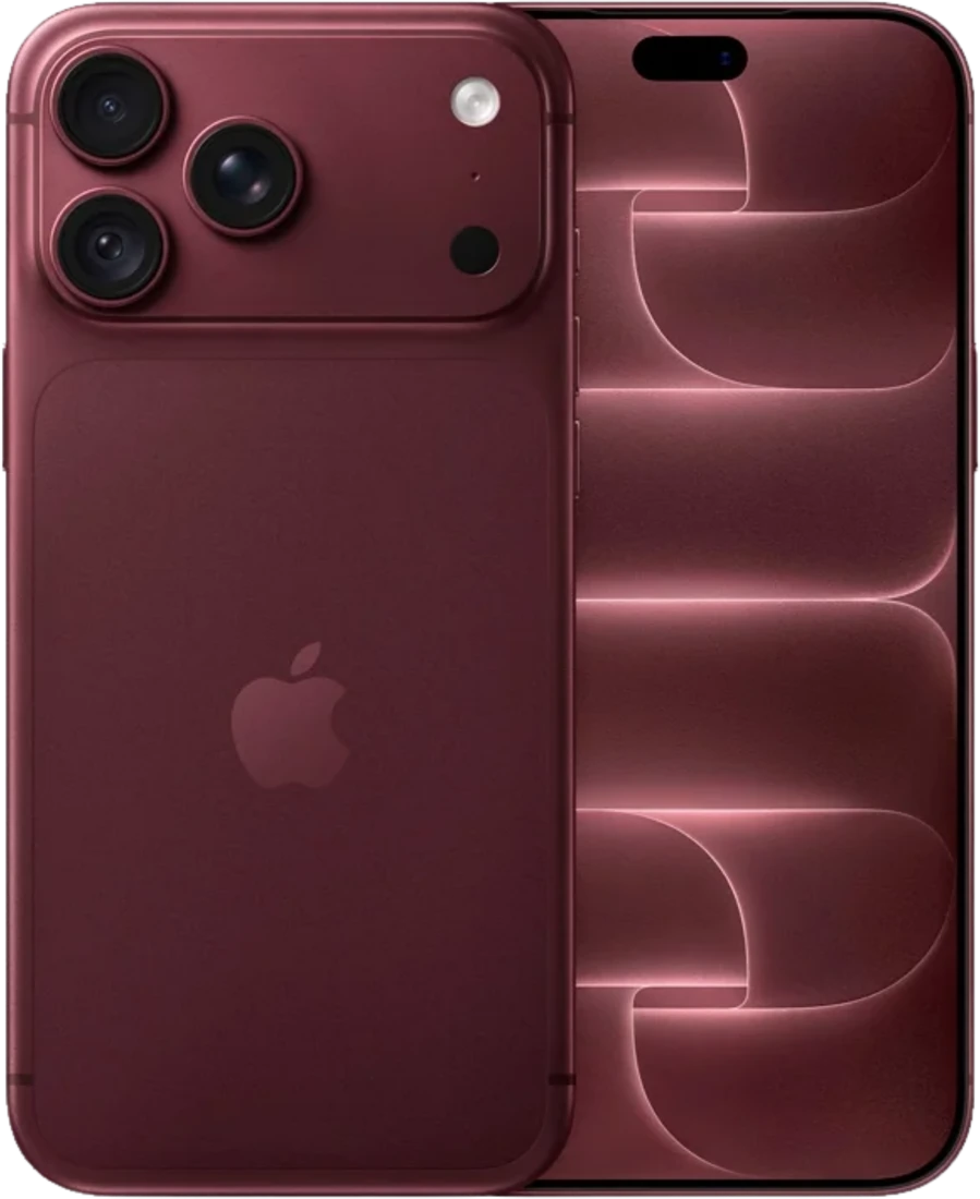 iPhone 18 Pro em borgonha